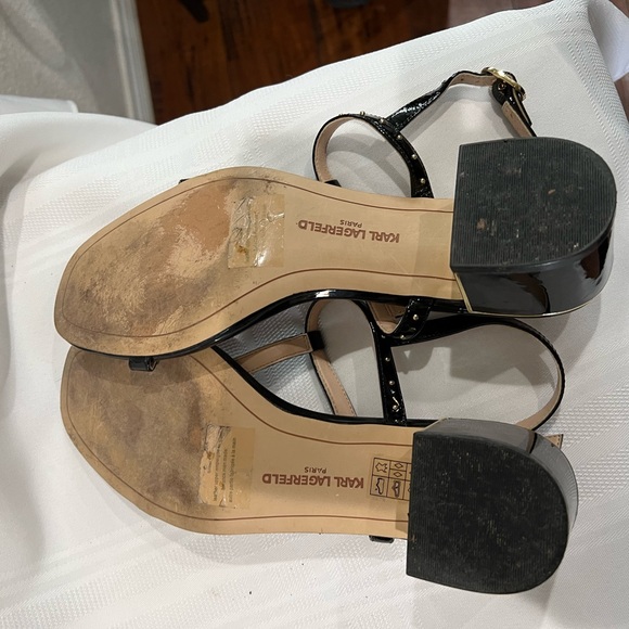 - Karl Lagerfeld Tori Women’s Ankle Strap Sandals size 8.5 - Picture 5 of 7